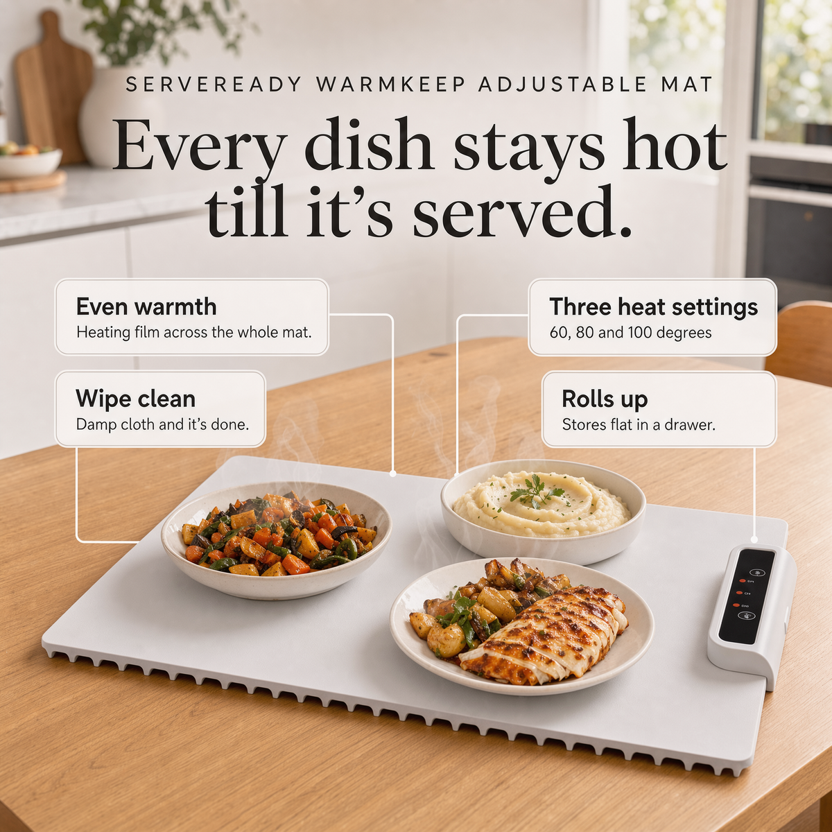 ServeReady™ WarmKeep Adjustable Mat