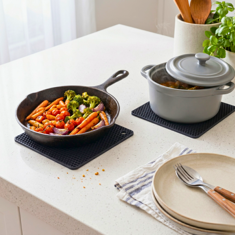 ServeReady™ HeatGuard Silicone Trivets
